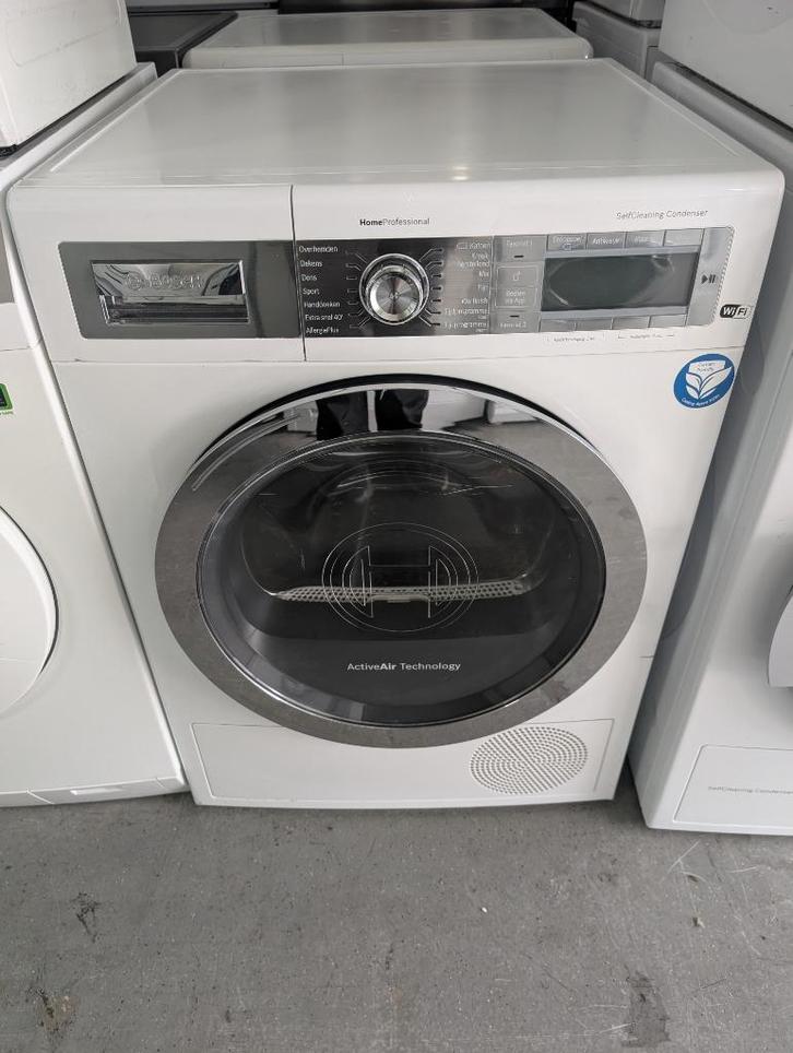 Jonge Bosch WTYH8770NL HomeProf. Warmtepompdroger. 9kg, A++, Witgoed en Apparatuur, Wasdrogers, Refurbished, Condens, Voorlader