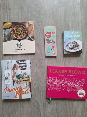 5 kookboeken van o.a. Blond Amsterdam, Rens Kroes en Leffe beschikbaar voor biedingen