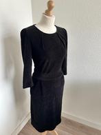 King Louie maat M zwarte rib fluweel Mona jurk 2482, Kleding | Dames, Maat 38/40 (M), Zwart, Ophalen of Verzenden, Zo goed als nieuw