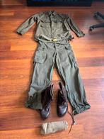 Legerkleding Set 1972 - Jas, Broek & Kistjes, Ophalen of Verzenden, Landmacht, Nederland, Kleding of Schoenen