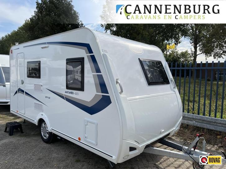 Caravelair Antares Style 420 SHOW 1 november, Caravans en Kamperen, Caravans, tot en met 4, 750 - 1000 kg, Rondzit, Caravelair