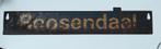 Treinbord Rotterdam/Roosendaal, Verzamelen, Spoorwegen en Tramwegen, Ophalen of Verzenden, Gebruikt, Trein, Overige typen