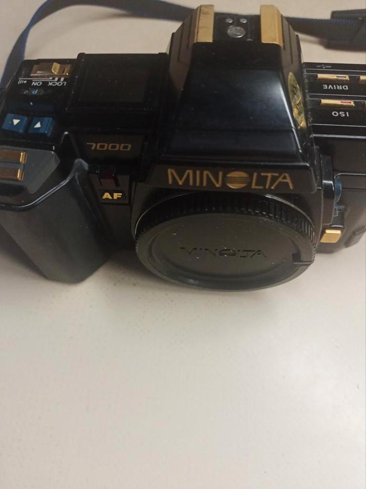 Minolta 7000 gold met 50mm f 1,7, Audio, Tv en Foto, Fotocamera's Analoog, Zo goed als nieuw, Spiegelreflex, Minolta, Ophalen of Verzenden