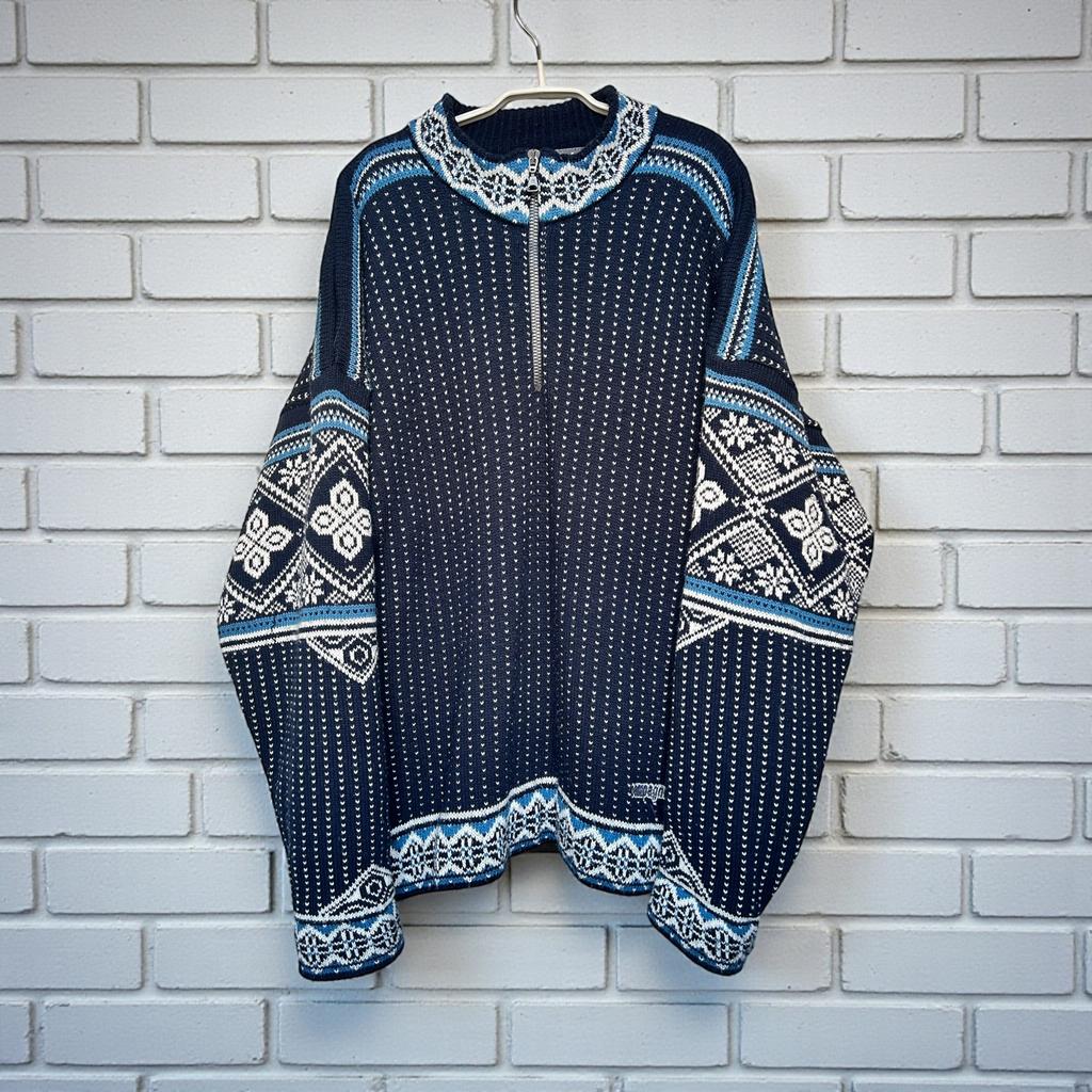 F.lli Campagnolo Trui Maat XL Blauw Wit Noors Windjack, Fc, Maat 56/58 (XL), Fc, Fc