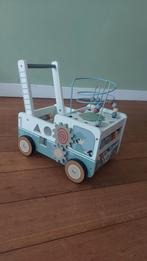 Houten Loopwagen met Activiteiten, Kinderen en Baby's, Speelgoed | Houten speelgoed, Ophalen, Gebruikt, Duw- of Trekspeelgoed