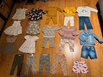 Meisjes kleding pakket maat name it, H&M, Hema, zara beschikbaar voor biedingen