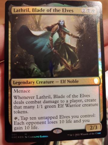 Lathril, Blade of Elves commander deck beschikbaar voor biedingen