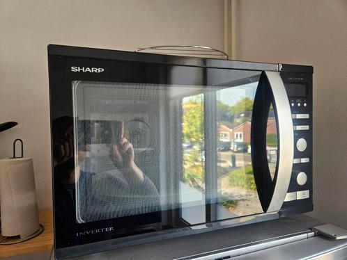 Sharp R-941(BK)W Combi magnetron oven grill, Witgoed en Apparatuur, Magnetrons, Gebruikt, Vrijstaand, Combimagnetron, 45 tot 60 cm