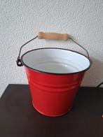 Rood Emaille Emmertje - Vintage Brocante, Antiek en Kunst, Antiek | Emaille, Ophalen of Verzenden