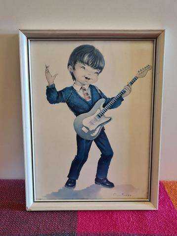 Vintage Schilderij - Constanza Kindillustratie  beschikbaar voor biedingen