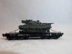 Artitec Leopard tank 1AV op SSyms zwaarlast wagon, Hobby en Vrije tijd, Overige merken, Treinset, Gelijkstroom, Nieuw