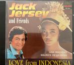 Jack Jersey and friends Love from Indonesia Cd, Cd's en Dvd's, Ophalen of Verzenden, 1980 tot 2000, Gebruikt