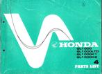 Honda GL1000 GL1000 LTD K1 K2 parts list (7568z), Motoren, Verzenden, Honda