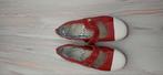 rode instappers met bandje, maat 39, Ophalen of Verzenden, Gedragen, Rood, Instappers