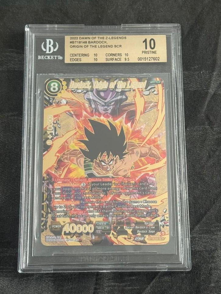 2022 Dawn of the Z-Legends #BT18148 Bardock, Hobby en Vrije tijd, Verzamelkaartspellen | Yu-gi-Oh!, Nieuw, Losse kaart, Foil, Ophalen of Verzenden