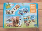 4 in 1 puzzel, domino, lotte & memory, Hobby en Vrije tijd, Gezelschapsspellen | Bordspellen, Ophalen of Verzenden, Zo goed als nieuw