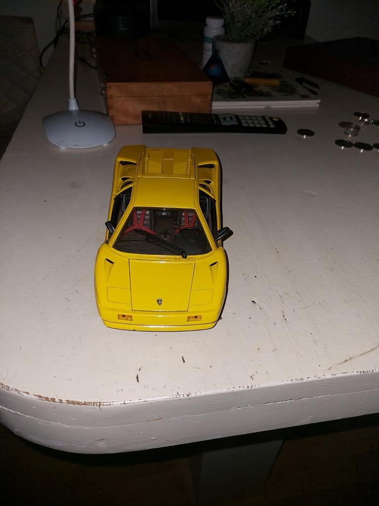 Lamborghini Diablo Modelauto, Hobby en Vrije tijd, Modelauto's | 1:18, Ophalen of Verzenden, Gebruikt, Auto, Overige merken