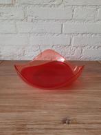 Tupperware Eleganzia Fruit / serveerschaal Triang rood, Huis en Inrichting, Keuken | Tupperware, Ophalen of Verzenden, Nieuw, Rood