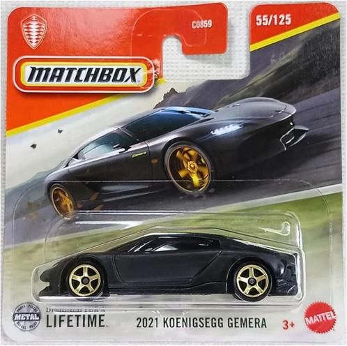 Matchbox 2021 Koenigsegg Gemera (Mat Zwart), Kinderen en Baby's, Speelgoed | Speelgoedvoertuigen, Nieuw, Ophalen of Verzenden