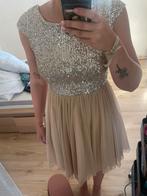 Gala Jurkje - Maat L, Kleding | Dames, Jurken, Beige, Maat 42/44 (L), Ophalen of Verzenden, Gedragen