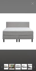 Boxspring 140x200 licht grijs., Huis en Inrichting, Slaapkamer | Boxsprings, Ophalen, Gebruikt, Tweepersoons, 140 cm