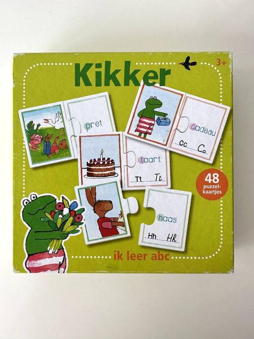 Spel Kikker ik leer ABC / 48 puzzelkaartjes / Max Velthuijs, Kinderen en Baby's, Speelgoed | Educatief en Creatief, Zo goed als nieuw