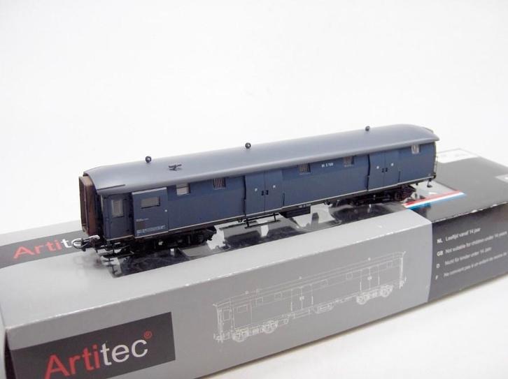 Artitec H0 20.246.02 NS D 7619 Berlijns Blauw met Grijs Dak, Hobby en Vrije tijd, Modeltreinen | H0, Nieuw, Wagon, Gelijkstroom