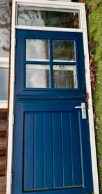 In 2 delen buitendeur inclusief kozijn. 88 X 230 cm, Doe-het-zelf en Verbouw, Deuren en Horren, Ophalen, Gebruikt, 80 tot 100 cm