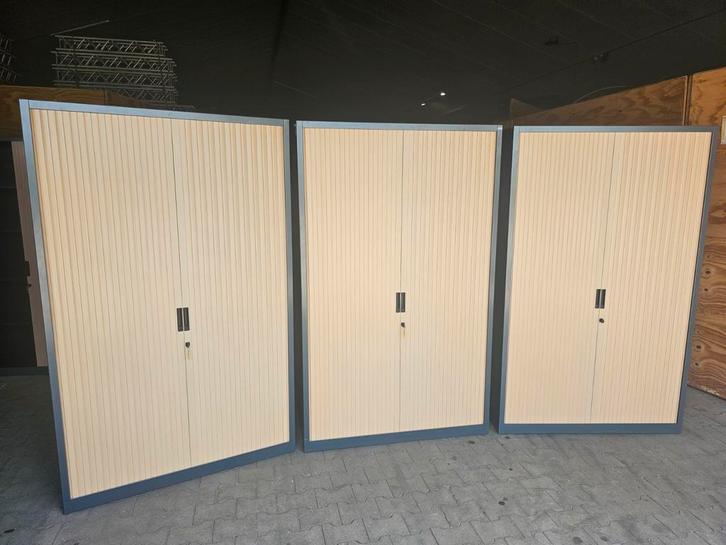 Zeer nette serie roldeurkasten van Assenburg, Huis en Inrichting, Kasten | Roldeurkasten en Archiefkasten, Zo goed als nieuw, 150 tot 200 cm