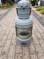 Antieke oude scheepslamp, Verzamelen, Scheepvaart, Ophalen of Verzenden, Gebruikt, Motorboot of Zeilboot, Gebruiksvoorwerp