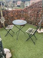 Vintage Bistro Setje, Tuin en Terras, Tuinsets en Loungesets, Overige materialen, Gebruikt, Tuinset, Ophalen
