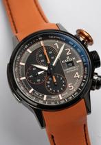 Edox 01129 TGNOCO GNO Chronorally  Chronograph Automatic, Overige merken, Overige materialen, Leer, Polshorloge