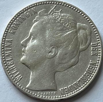 Zilveren gulden 1909 beschikbaar voor biedingen