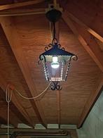 Smeedijzeren hanglamp, Huis en Inrichting, Lampen | Hanglampen, Ophalen, Gebruikt, Metaal, Minder dan 50 cm