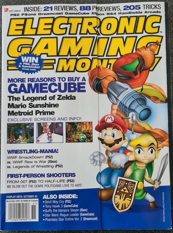 Electronic Gaming Monthly - November 2001, Boeken, Tijdschriften en Kranten, Gelezen, Muziek, Film of Tv, Ophalen of Verzenden