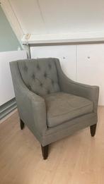 Rofra fauteuil donkergroen/grijs/olijf, Huis en Inrichting, Ophalen, Gebruikt, Stof, Klassiek, landelijk