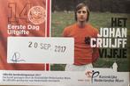 Eerste dag uitgifte Johan Cruijff vijfje, Postzegels en Munten, Ophalen of Verzenden, Nederland, Munten