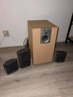 JBL SCSSUB Subwoofer Surround Set met drie luidsprekers, Computers en Software, Pc speakers, Ophalen, Zo goed als nieuw