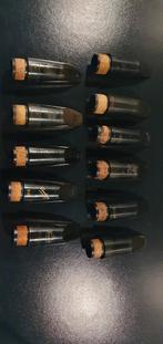 12 klarinetmondstukken, Ophalen of Verzenden, Gebruikt, Overige materialen, Bes-klarinet