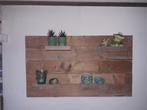Wandbord steigerhout, Ophalen of Verzenden, Nieuw