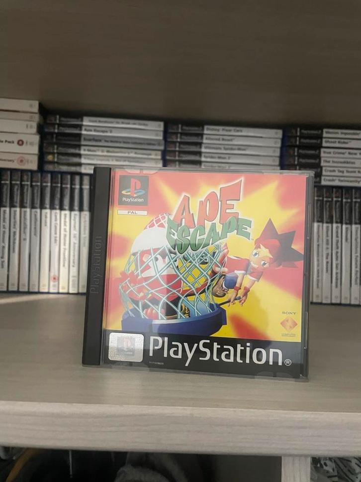 Ape Escape - PlayStation 1, Spelcomputers en Games, Games | Sony PlayStation 1, Gebruikt, Platform, 1 speler, Vanaf 7 jaar, Ophalen