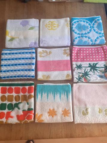Retro handdoeken vintage, Weetex, Jorzolino, Wevolux, Ross beschikbaar voor biedingen