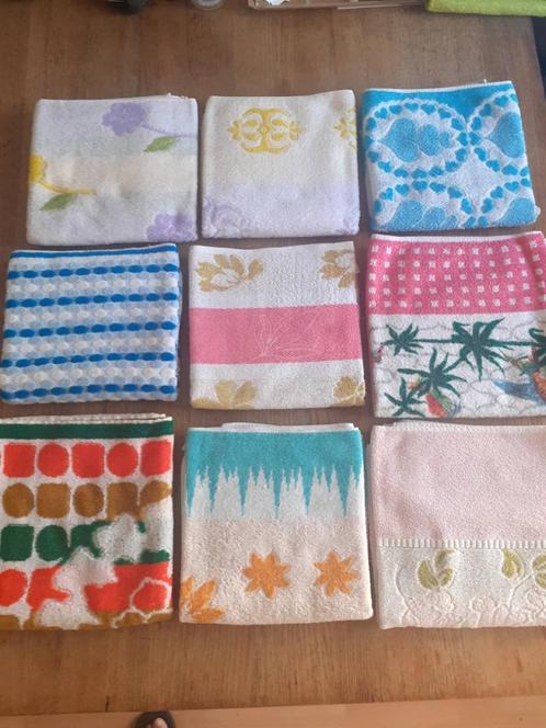 Retro handdoeken vintage, Weetex, Jorzolino, Wevolux, Ross, Verzamelen, Retro, Huis en Inrichting, Ophalen