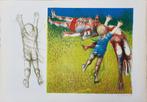 Strand 6/190 - Kunstenaar: Aat Verhoog, Antiek en Kunst, Kunst | Litho's en Zeefdrukken, Ophalen of Verzenden