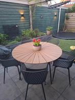 Eettafel met 5 stoelen tuintafel met 5 tuinstoelen, Tuin en Terras, Tuinsets en Loungesets, Ophalen, Zo goed als nieuw, Eettafel