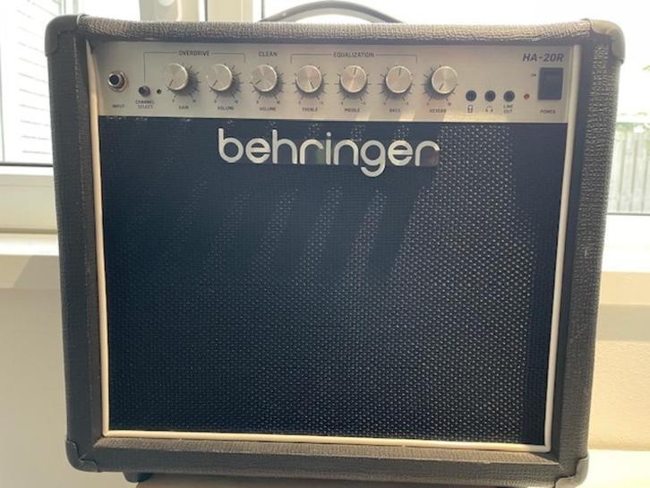 behringer HA-20R gitaarversterker, Muziek en Instrumenten, Versterkers | Bas en Gitaar, Zo goed als nieuw, Gitaar, Minder dan 50 watt