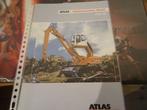 Twee atlas Industriemacchine 1404M EN 50005 mobilkranen, Verzenden, Nieuw, Folder