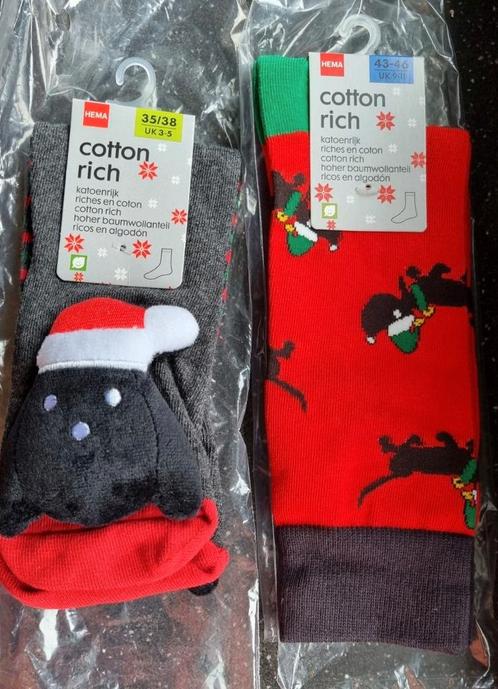 NIEUW Takkie kerstsokken maat 35/38 en 43/46, Kleding | Dames, Sokken en Kousen, Nieuw, Sokken en Kniesokken, Maat 35 t/m 38, Rood