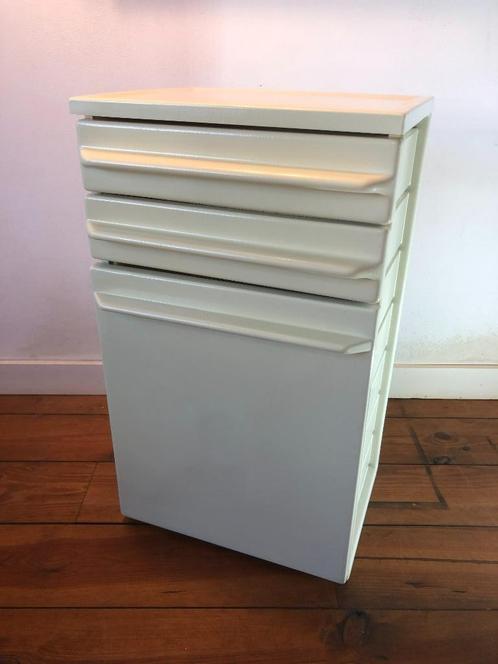 'Space age' ladekast, Bastia 2LD, vintage design, Huis en Inrichting, Kasten | Ladekasten, Zo goed als nieuw, Kunststof, 1 of 2 laden