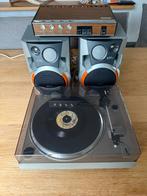 PHILIPS PLATENSPELER , 2 PHILIPS BOXEN,ARISTONA VERSTERKER, Ophalen of Verzenden, Gebruikt, Platenspeler, Philips